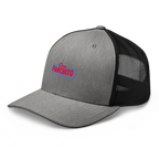 CLASSIC NEON RECTANGLE on trucker hat - Caramel