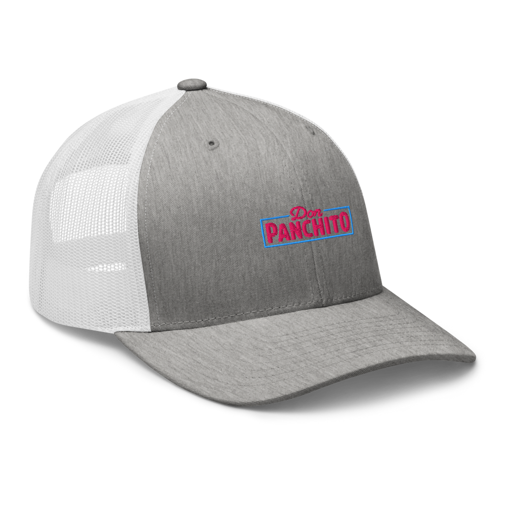 CLASSIC NEON RECTANGLE on trucker hat - Charcoal