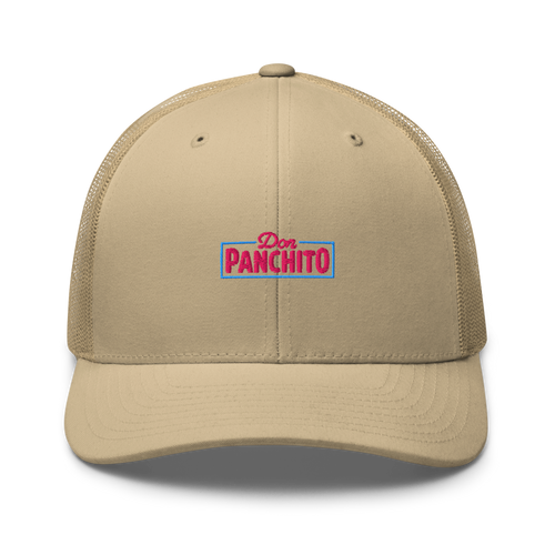 CLASSIC NEON RECTANGLE on trucker hat - Khaki