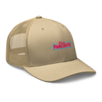 CLASSIC NEON RECTANGLE on trucker hat - Heather/Black