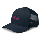 CLASSIC NEON RECTANGLE on trucker hat - Charcoal