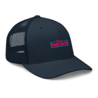 CLASSIC NEON RECTANGLE on trucker hat - Heather/Black