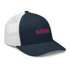 CLASSIC NEON RECTANGLE on trucker hat - Khaki