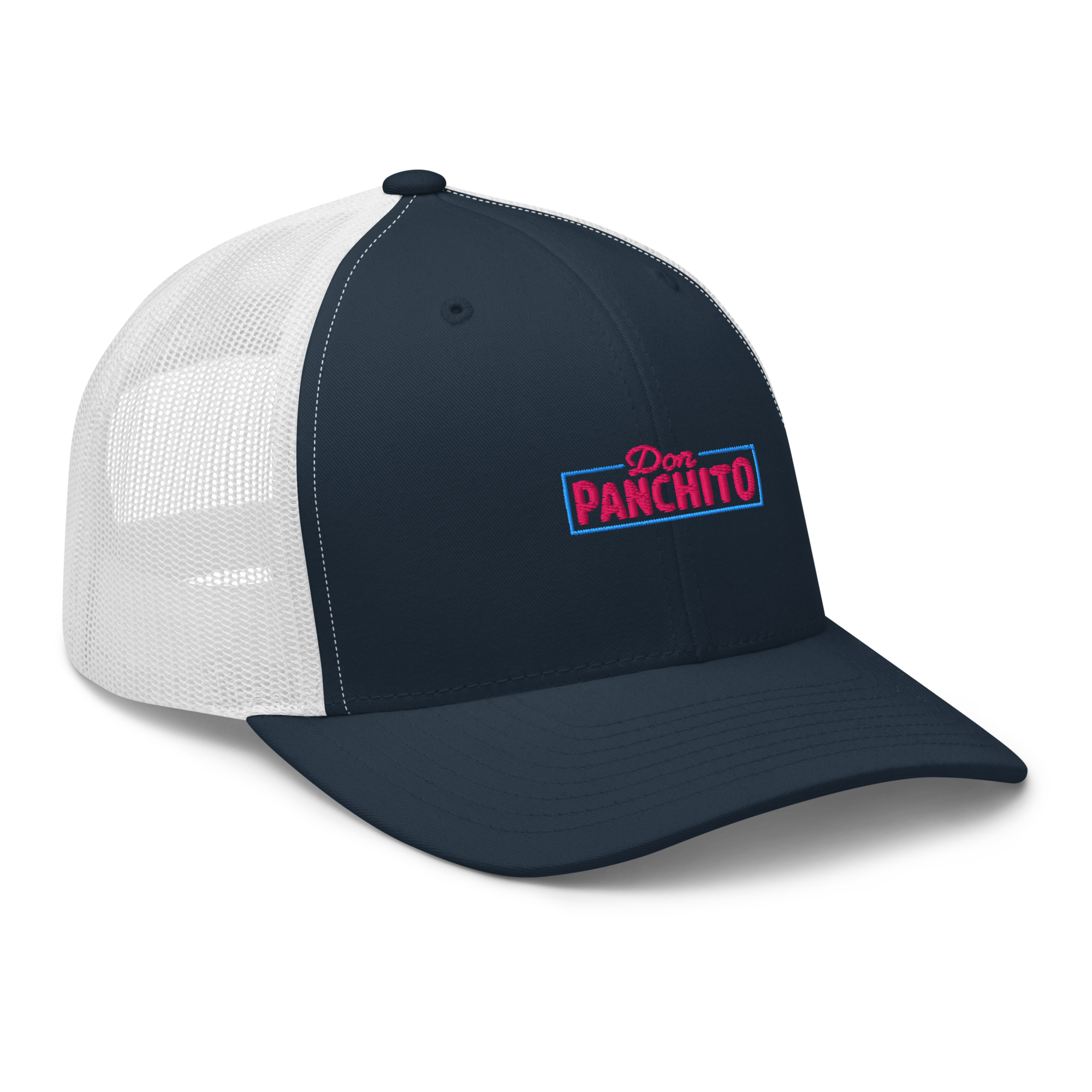 CLASSIC NEON RECTANGLE on trucker hat - Black/White