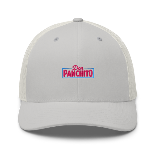 CLASSIC NEON RECTANGLE on trucker hat - Silver