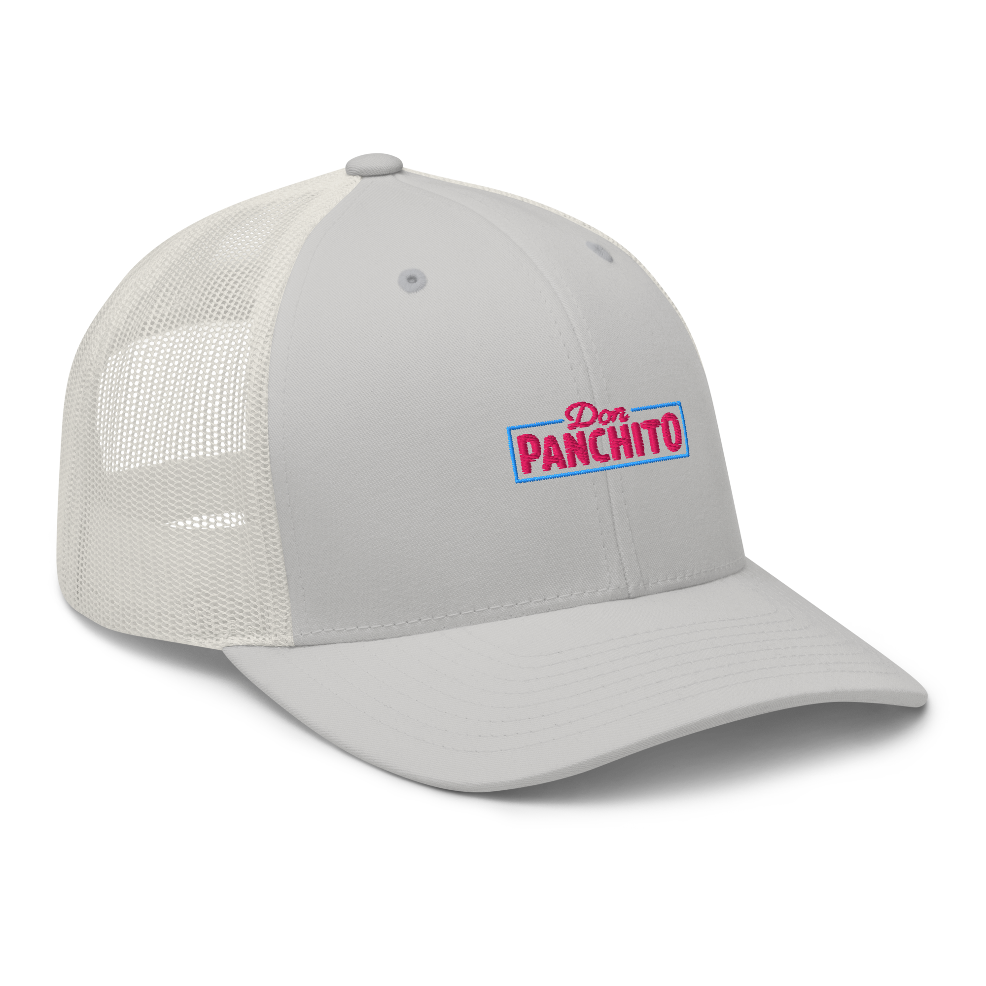 CLASSIC NEON RECTANGLE on trucker hat - Evergreen