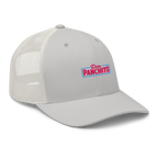 CLASSIC NEON RECTANGLE on trucker hat - Navy