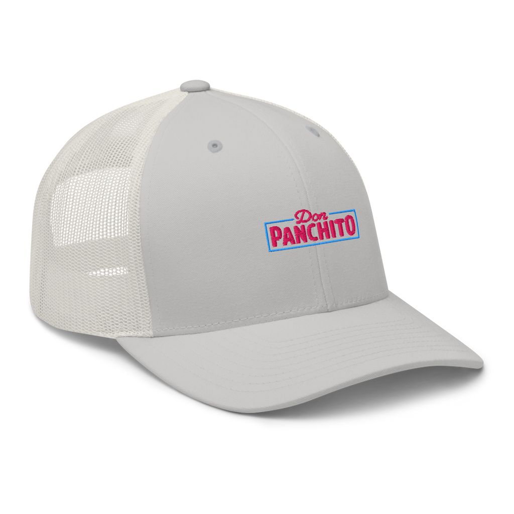 CLASSIC NEON RECTANGLE on trucker hat - White