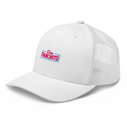 CLASSIC NEON RECTANGLE on trucker hat - Brown/Khaki