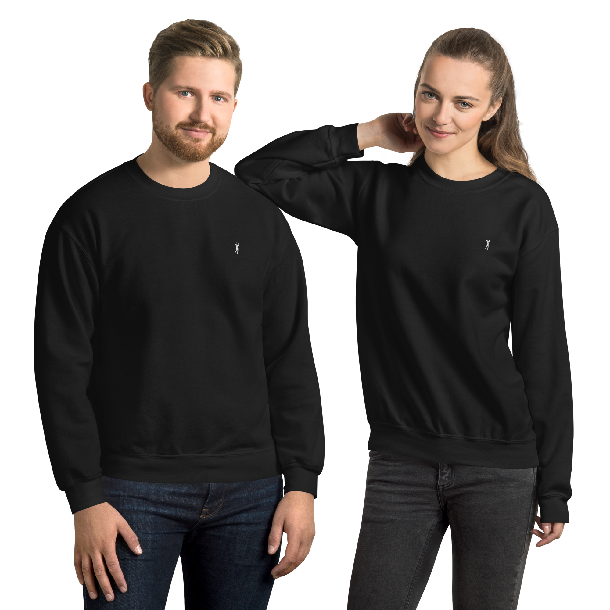 CLASSIC GOLFER on unisex sweatshirt - Black
