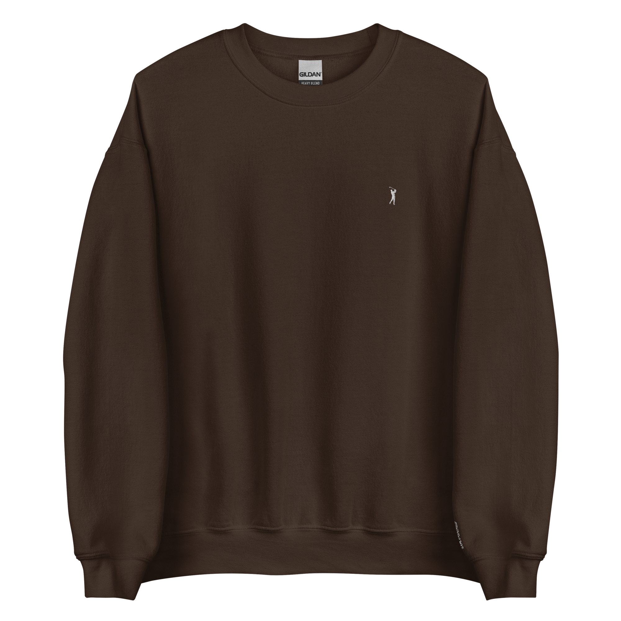 CLASSIC GOLFER on unisex sweatshirt - Dark Chocolate