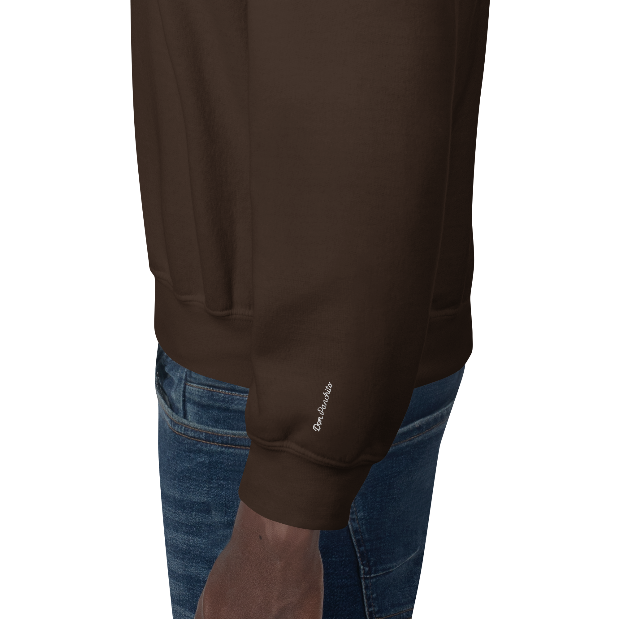 CLASSIC GOLFER on unisex sweatshirt - Dark Chocolate