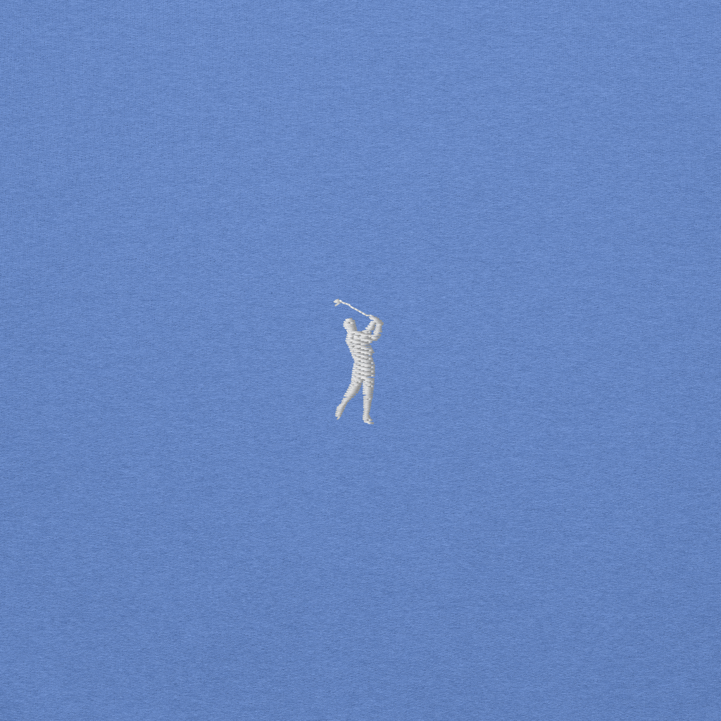 CLASSIC GOLFER on unisex sweatshirt - Heather Deep Royal Blue