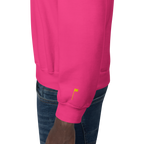 GOLF ARCH ON CHEST + YELLOW FLAG ON LEFT WRIST on unisex sweatshirt - Light Blue