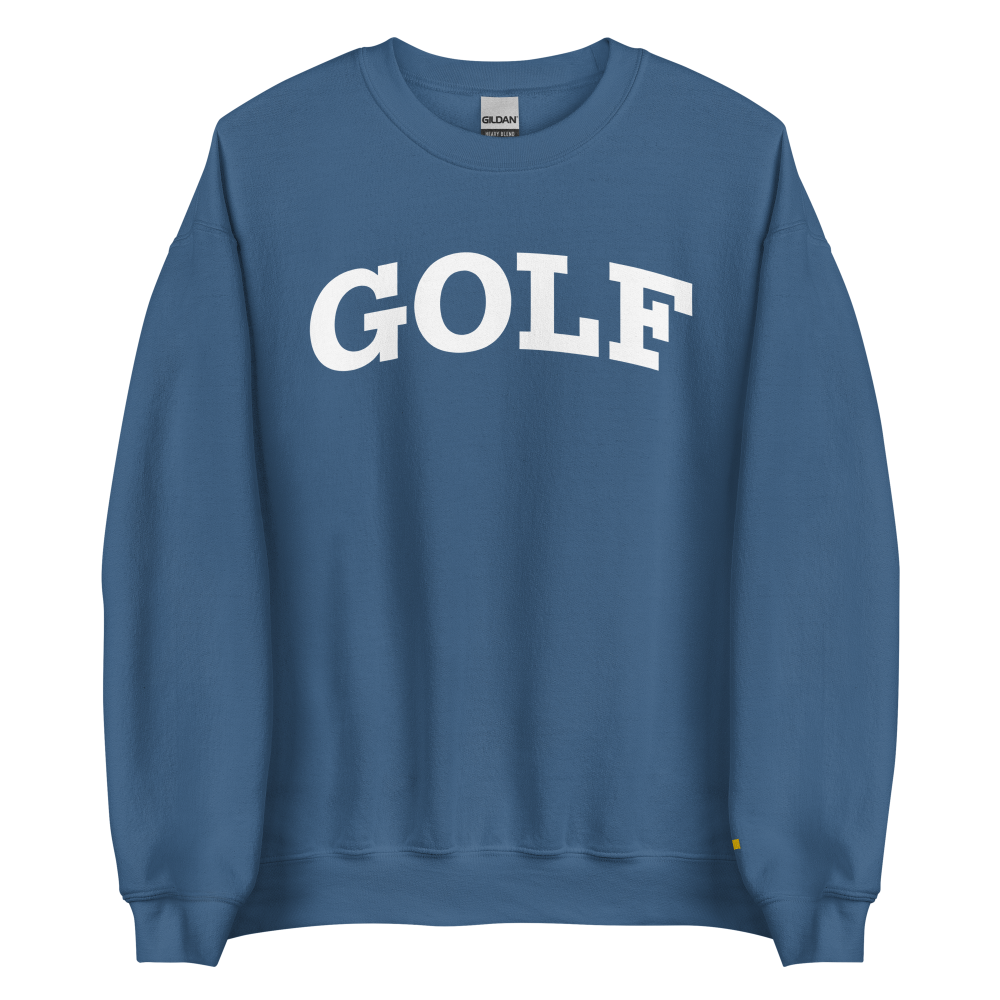 GOLF ARCH ON CHEST + YELLOW FLAG ON LEFT WRIST on unisex sweatshirt - Irish Green