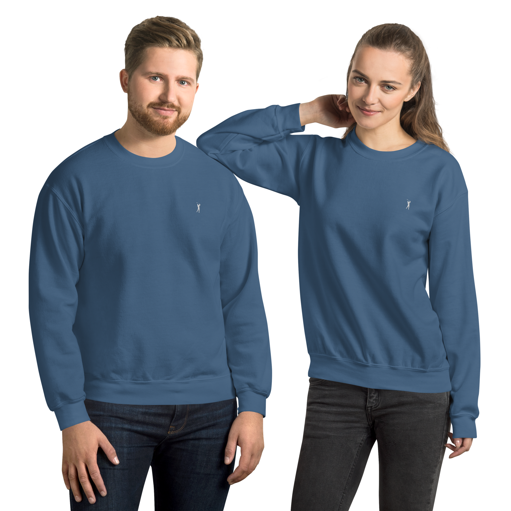 CLASSIC GOLFER on unisex sweatshirt - Graphite Heather