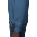 GOLF ARCH ON CHEST + YELLOW FLAG ON LEFT WRIST on unisex sweatshirt - Heliconia