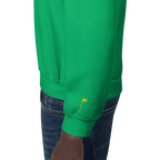 GOLF ARCH ON CHEST + YELLOW FLAG ON LEFT WRIST on unisex sweatshirt - Gold