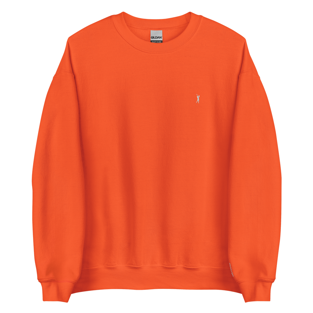 CLASSIC GOLFER on unisex sweatshirt - Orange