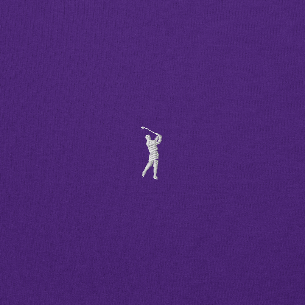 CLASSIC GOLFER on unisex sweatshirt - Purple