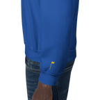 GOLF ARCH ON CHEST + YELLOW FLAG ON LEFT WRIST on unisex sweatshirt - Orange
