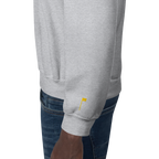 GOLF ARCH ON CHEST + YELLOW FLAG ON LEFT WRIST on unisex sweatshirt - Irish Green