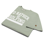 I'D RATHER BE GOLFING - VARSITY unisex garment-dyed heavyweight t-shirt