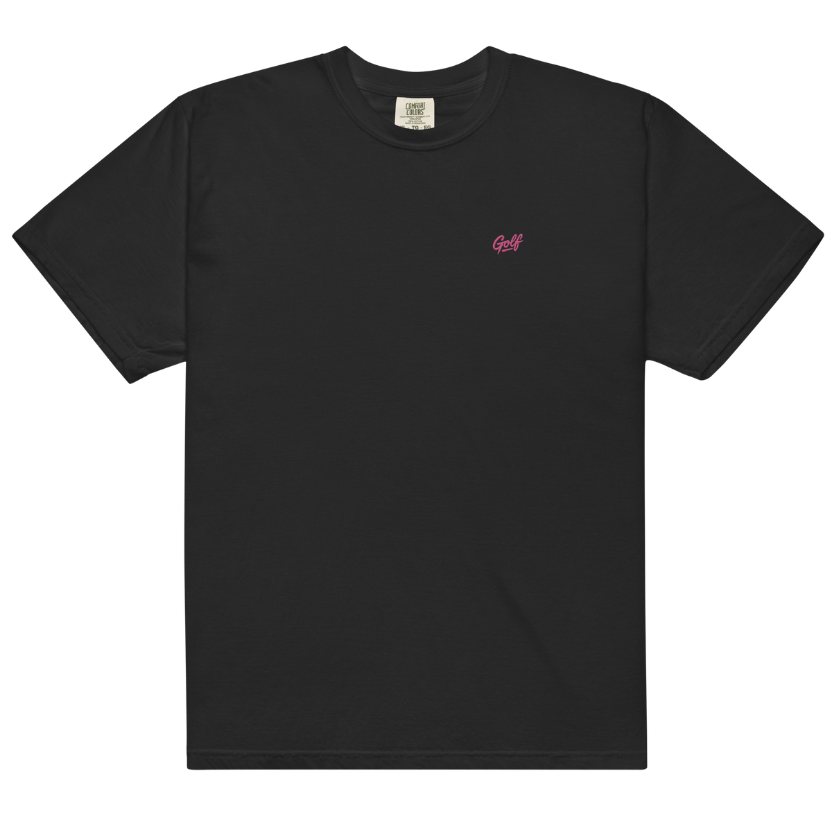 NEON PINK GOLF GRAFFITI on unisex t-shirts