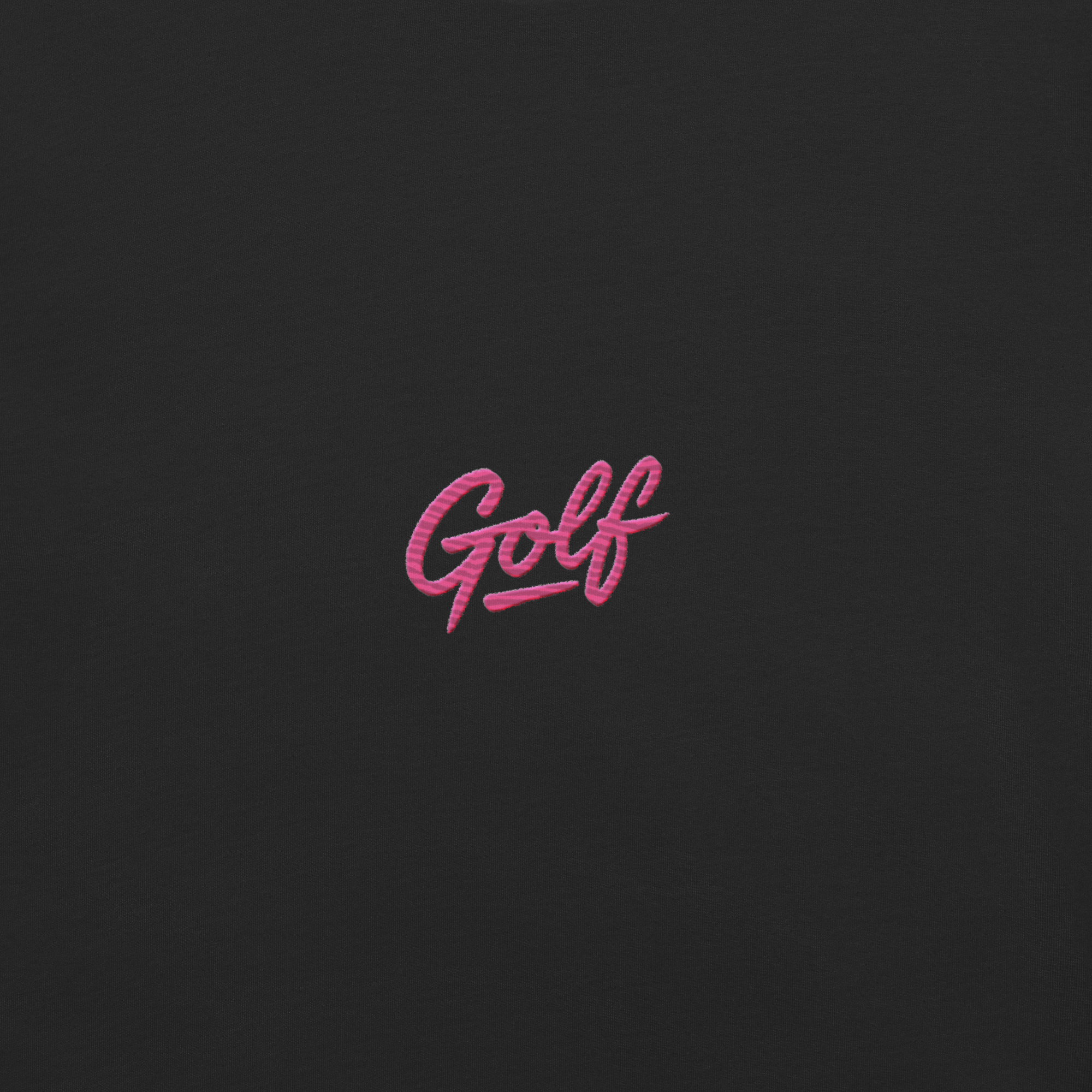 NEON PINK GOLF GRAFFITI on unisex t-shirts