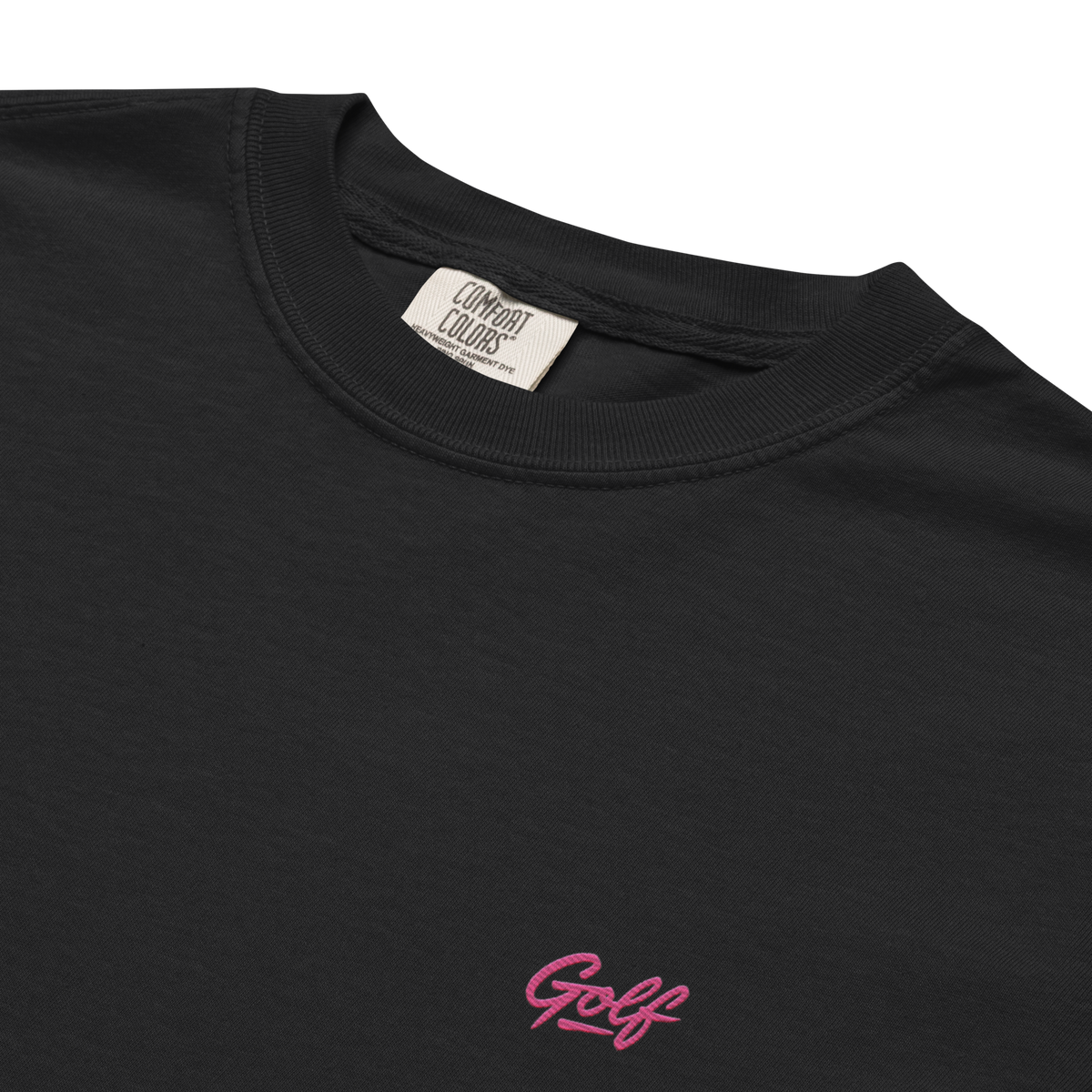 NEON PINK GOLF GRAFFITI on unisex t-shirts