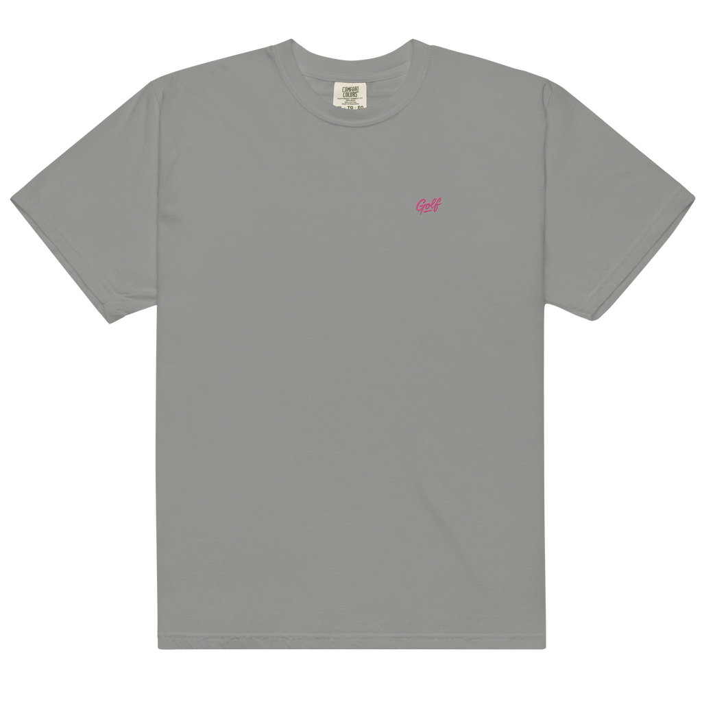 NEON PINK GOLF GRAFFITI on unisex t-shirts