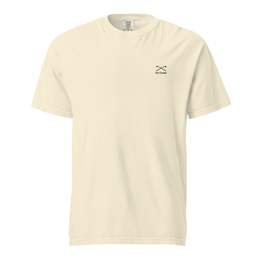DON PANCHITO BALL x CROSSED GOLF CLUBS unisex garment-dyed heavyweight t-shirt