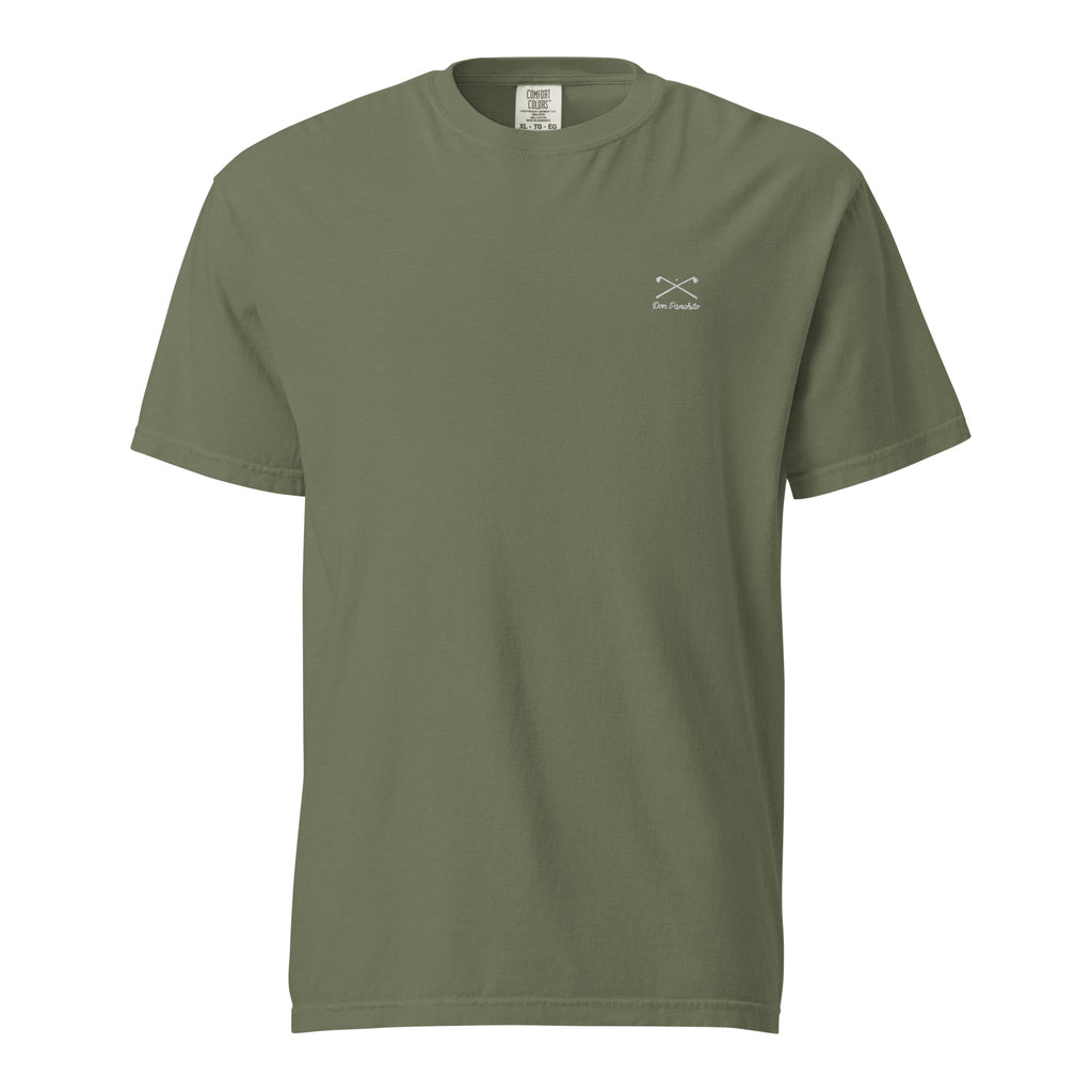 DON PANCHITO BALL x CROSSED GOLF CLUBS unisex garment-dyed heavyweight t-shirt