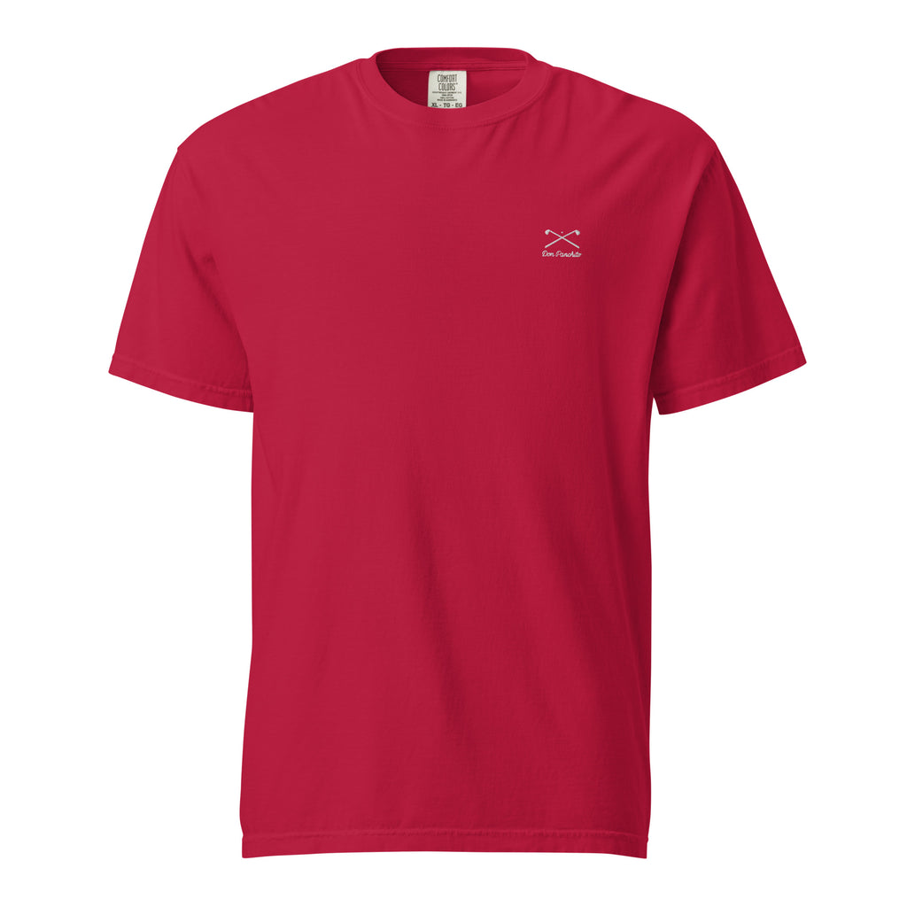 DON PANCHITO BALL x CROSSED GOLF CLUBS unisex garment-dyed heavyweight t-shirt