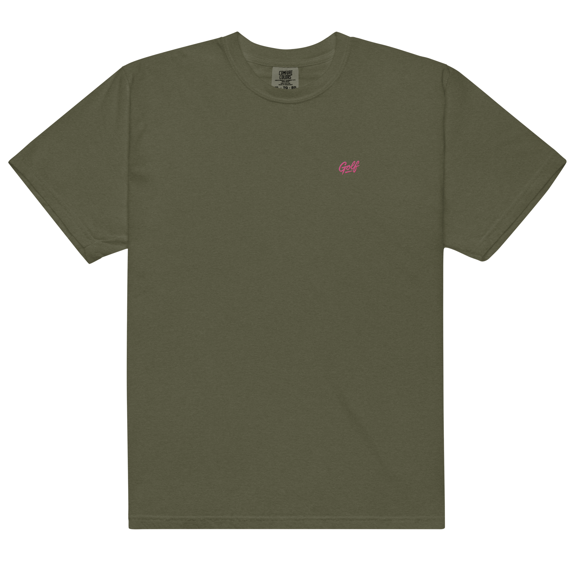 NEON PINK GOLF GRAFFITI on unisex t-shirts