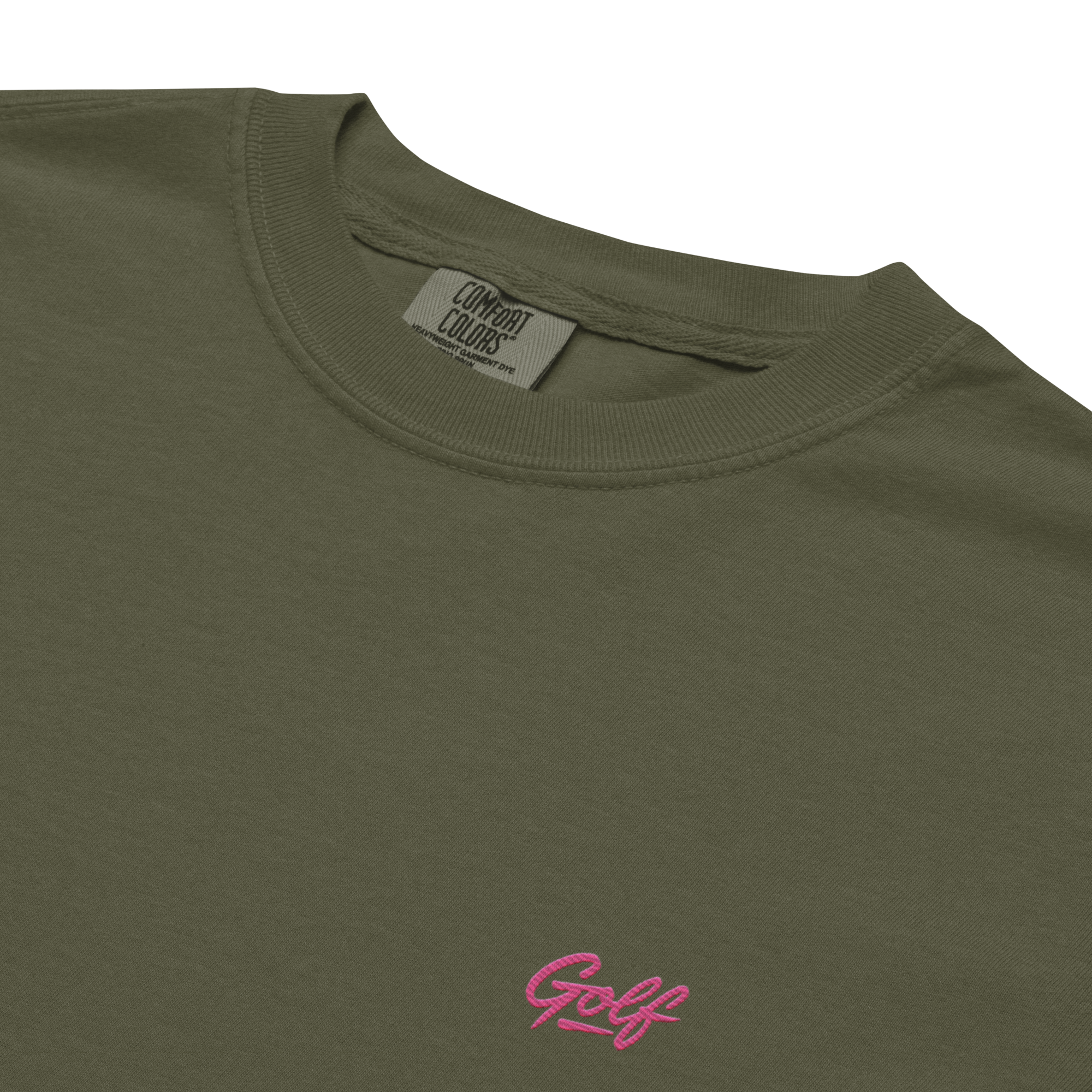 NEON PINK GOLF GRAFFITI on unisex t-shirts