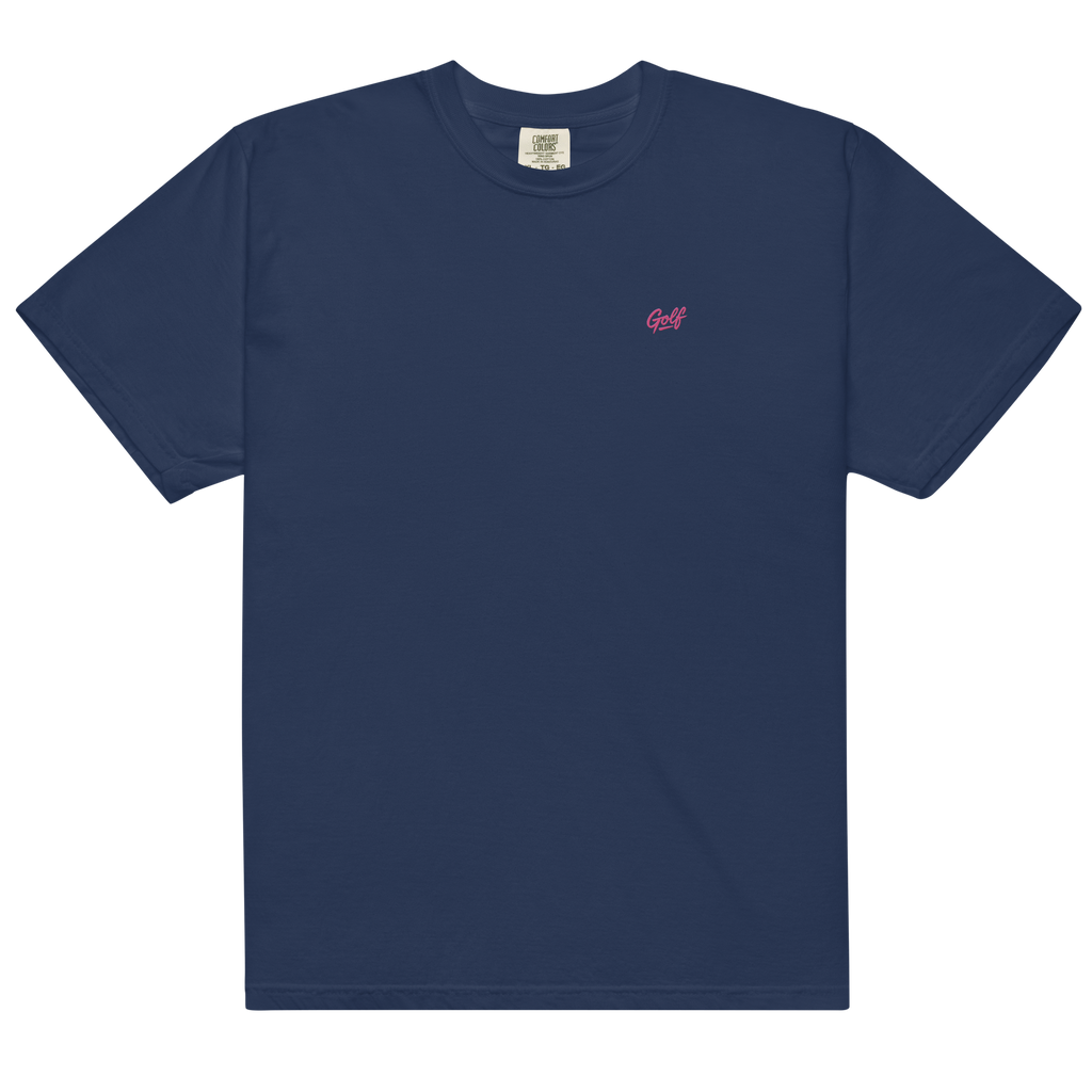 NEON PINK GOLF GRAFFITI on unisex t-shirts
