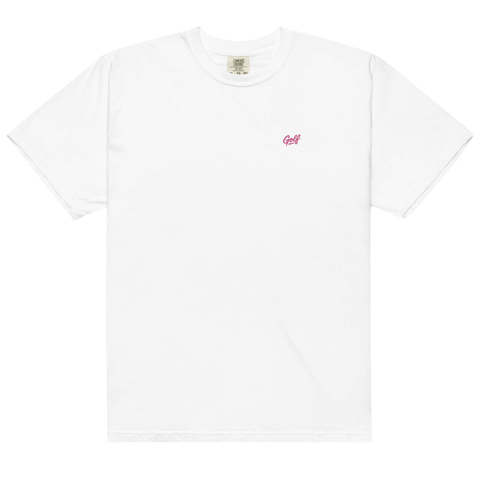 NEON PINK GOLF GRAFFITI on unisex t-shirts